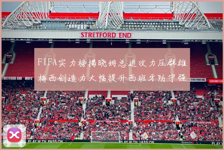 FIFA实力榜揭晓姆总进攻力压群雄梅西创造力大幅提升西班牙防守强势包揽前三